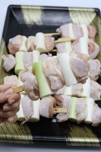 Negima (Fresh Chicken Thigh & Japanese Leek Skewer) - Himawari Shoten