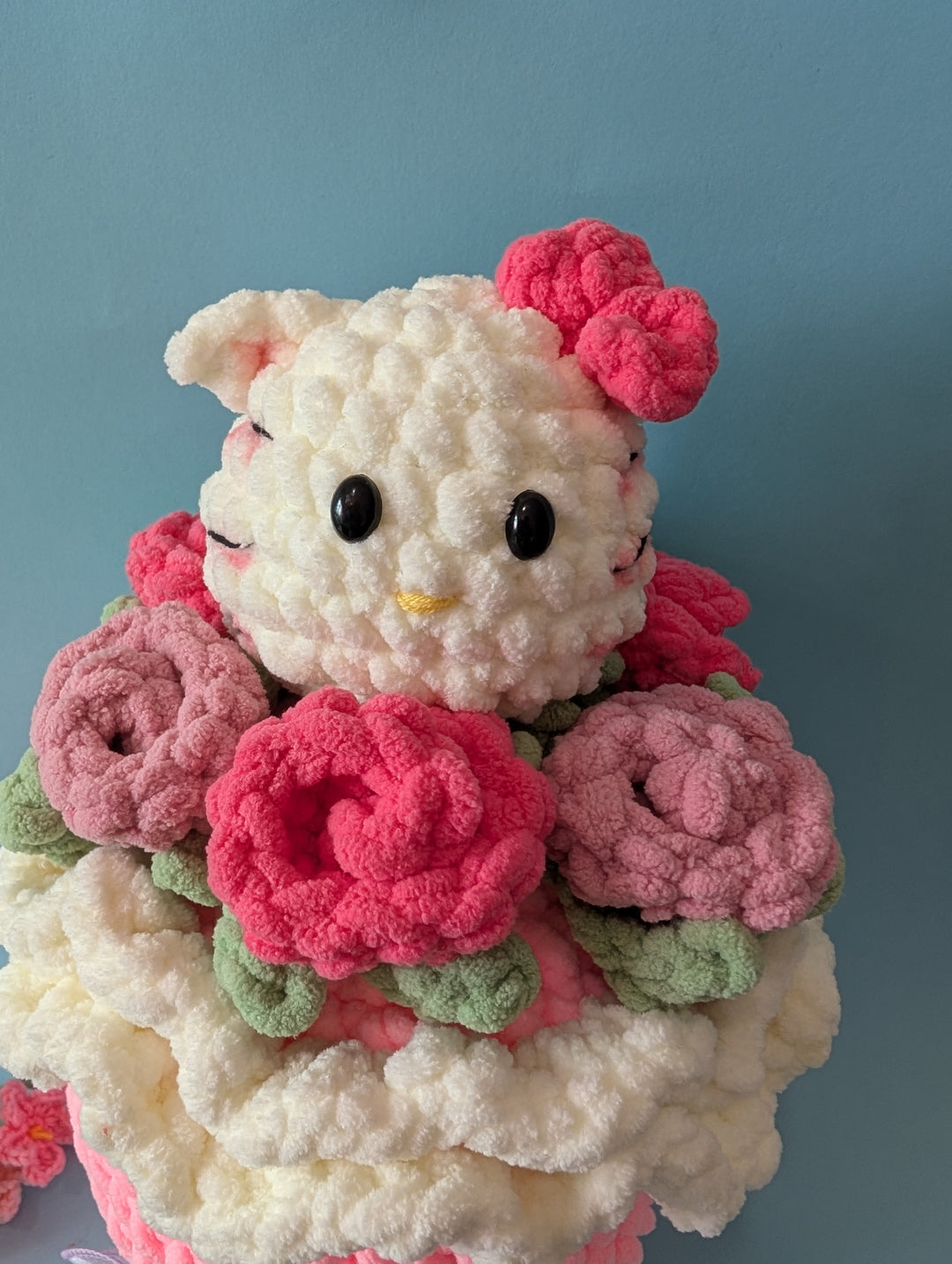 Handmade Plush Bouquet - The Piggy Petal Parfait