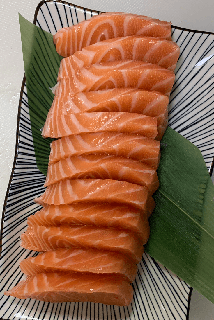 Fresh Salmon Sashimi - Himawari Shoten