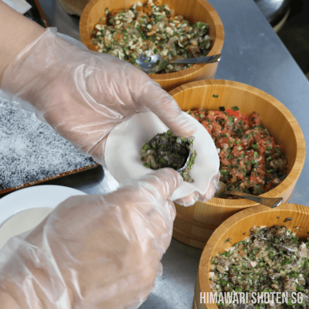 Handcrafted Gyoza (Premium Quality)  (Favor: Tobiko Cheese) - Himawari Shoten