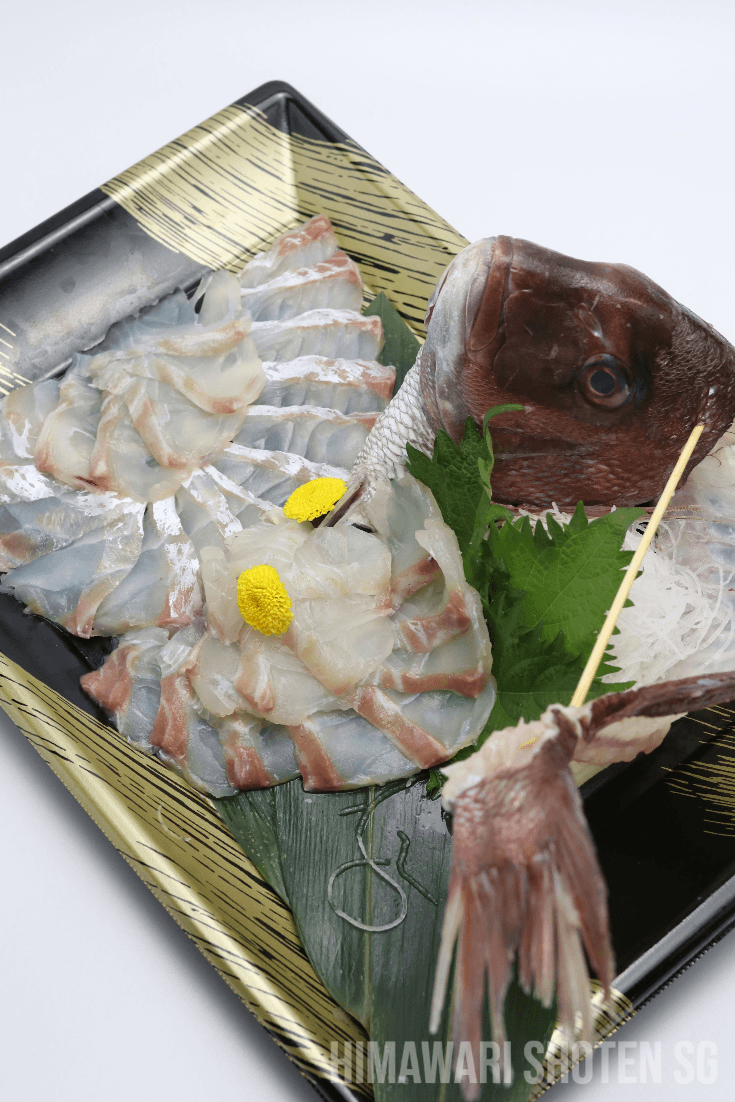 Fresh Madai Tai Sashimi (真鯛・マダイ) - Himawari Shoten